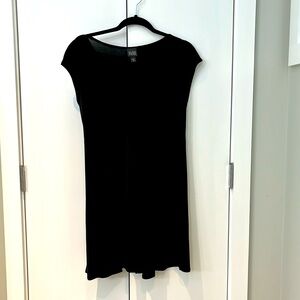 Eileen Fisher black silk dress/tunic NWOT